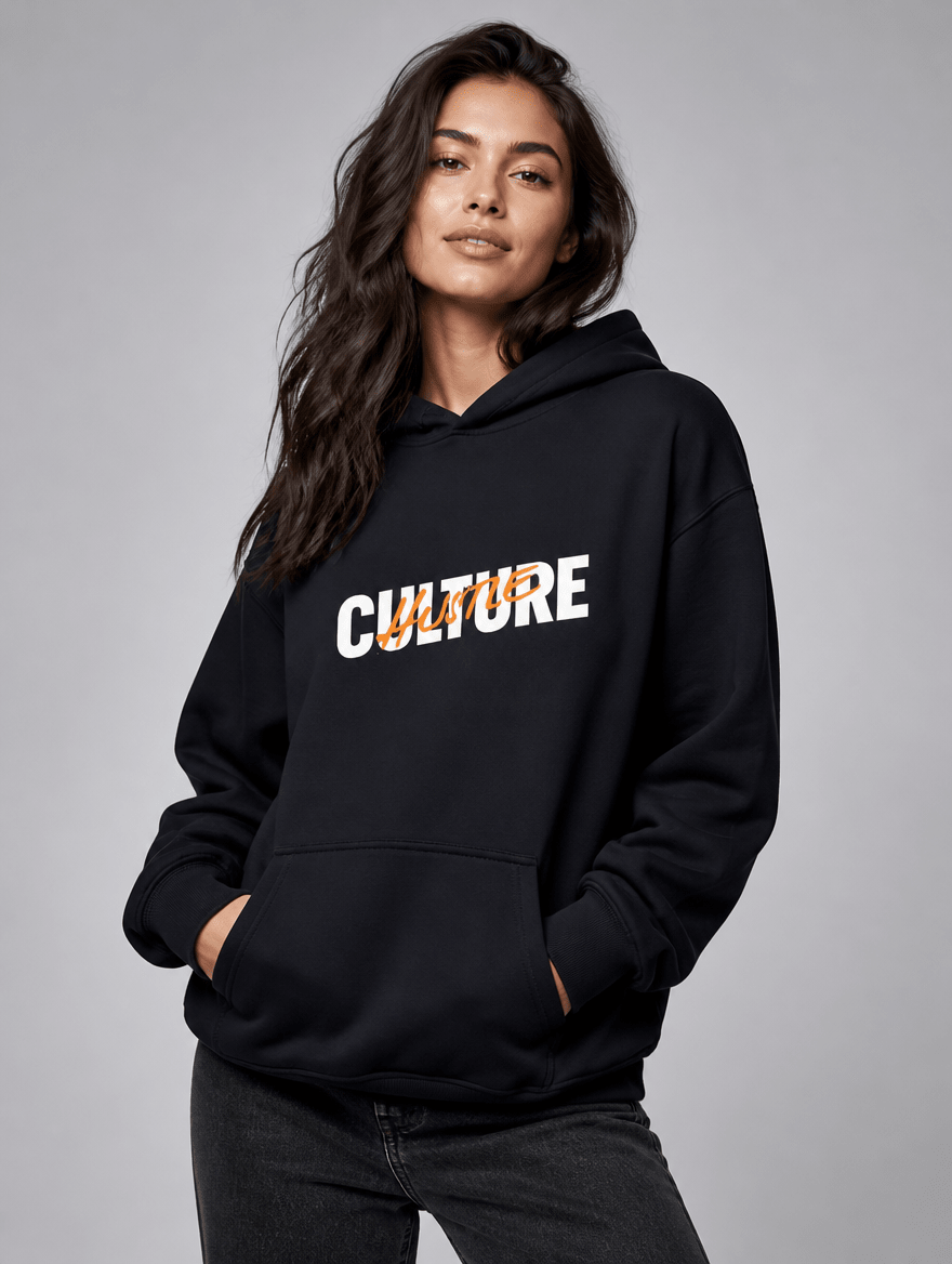 Hoodie "Hustle Culture" – Urban Streetwear S–5XL | Black Ursus - Streetwear - size_range | Black Ursus