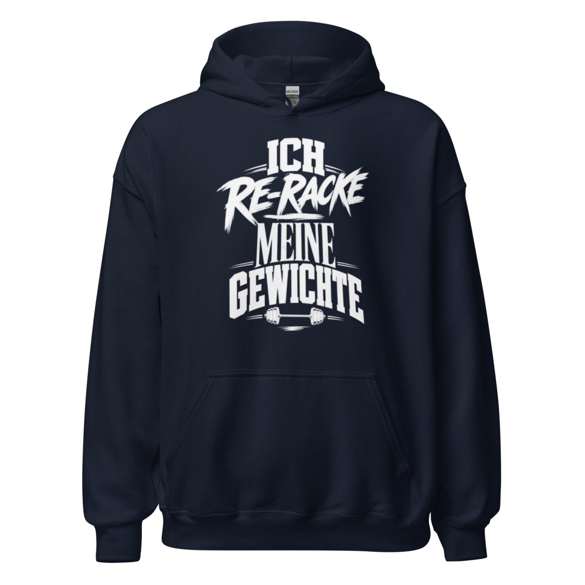 Hoodie "Ich Re-Racke Meine Gewichte" – Gym & Bodybuilding S–5XL | Black Ursus - Streetwear - size_range | Black Ursus