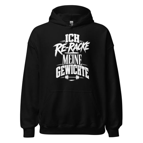 Hoodie "Ich Re-Racke Meine Gewichte" – Gym & Bodybuilding S–5XL | Black Ursus - Streetwear - size_range | Black Ursus