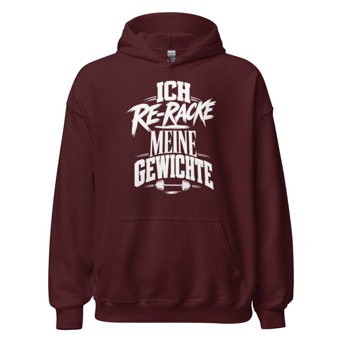 Hoodie "Ich Re-Racke Meine Gewichte" – Gym & Bodybuilding S–5XL | Black Ursus - Streetwear - size_range | Black Ursus