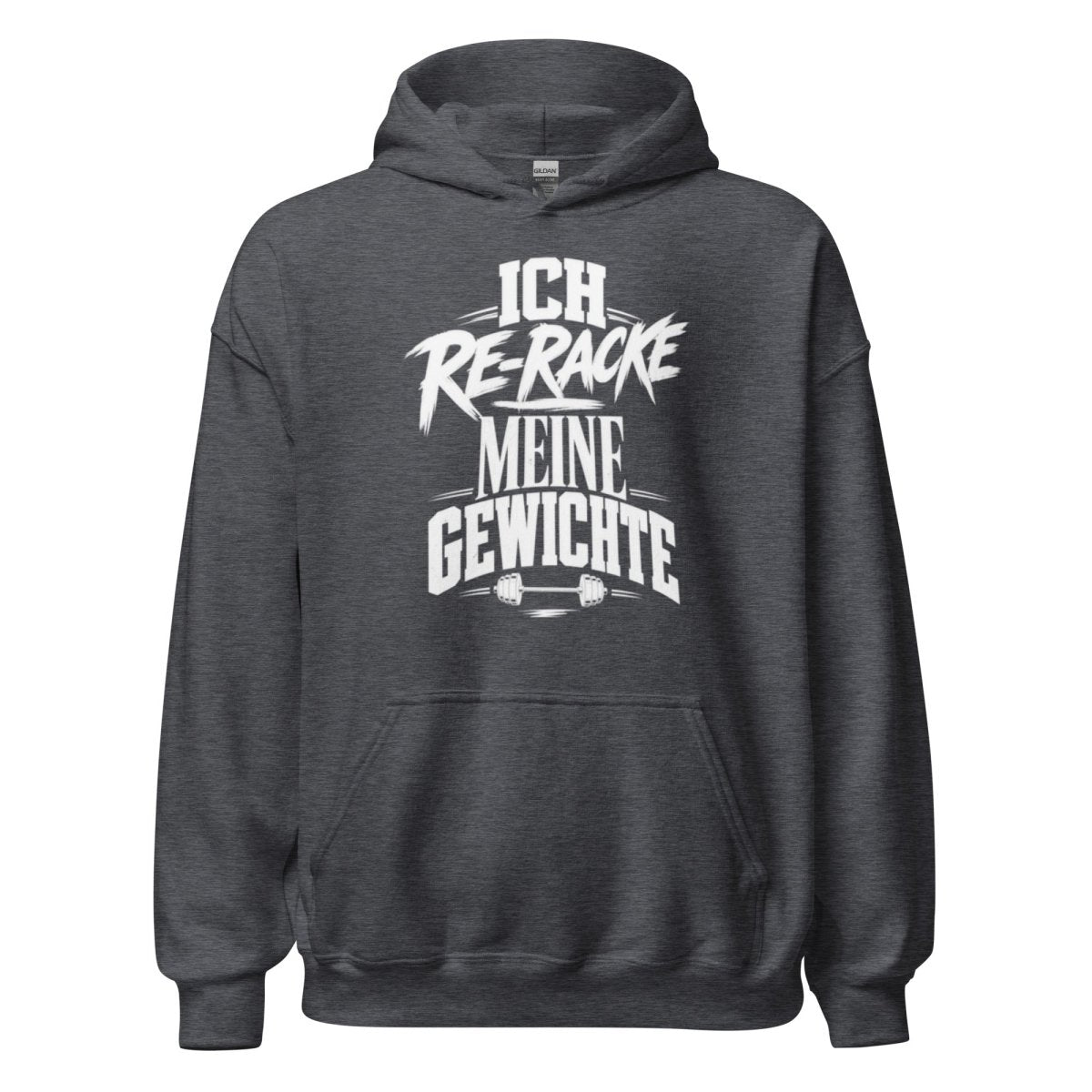 Hoodie "Ich Re-Racke Meine Gewichte" – Gym & Bodybuilding S–5XL | Black Ursus - Streetwear - size_range | Black Ursus