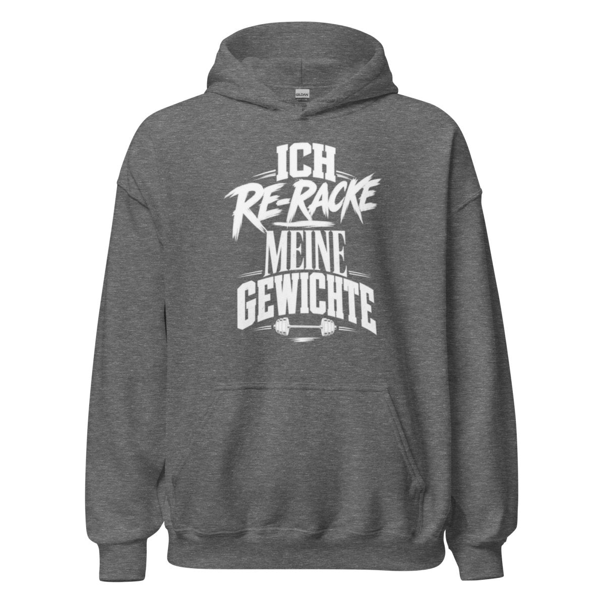 Hoodie "Ich Re-Racke Meine Gewichte" – Gym & Bodybuilding S–5XL | Black Ursus - Streetwear - size_range | Black Ursus
