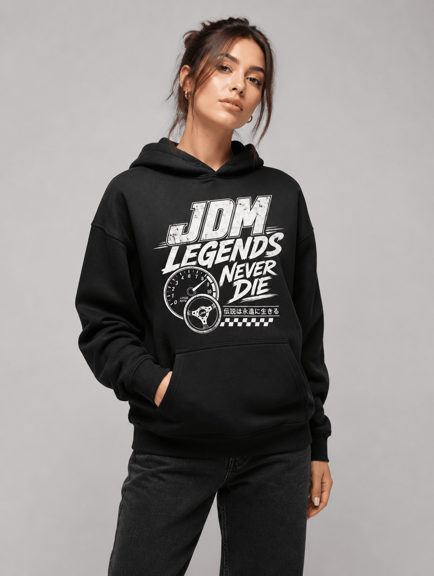 Hoodie "JDM Legends" – JDM & Japan Streetwear S–5XL | Black Ursus - Streetwear - size_range | Black Ursus