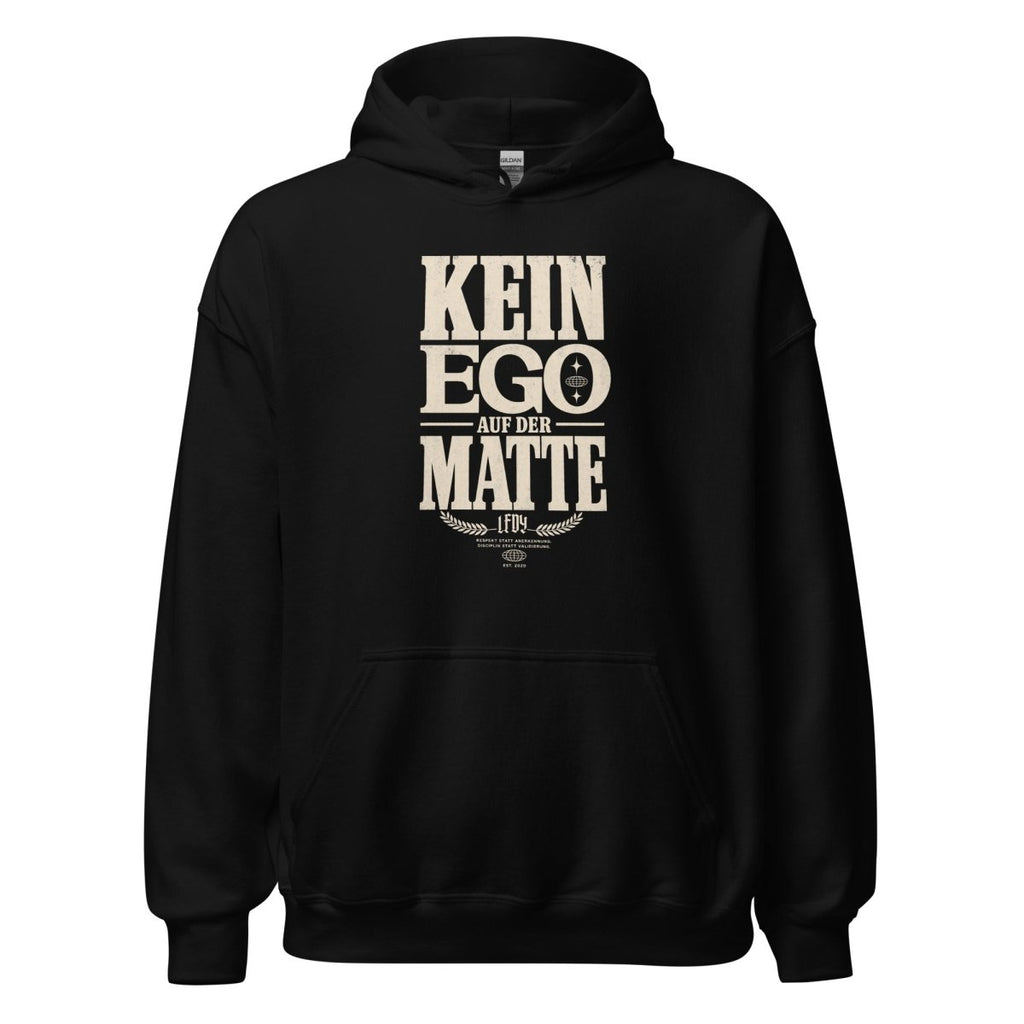 Hoodie "KEIN EGO AUF DER MATTE" – BJJ & Jiu-Jitsu S–5XL | Black Ursus - Streetwear - size_range | Black Ursus