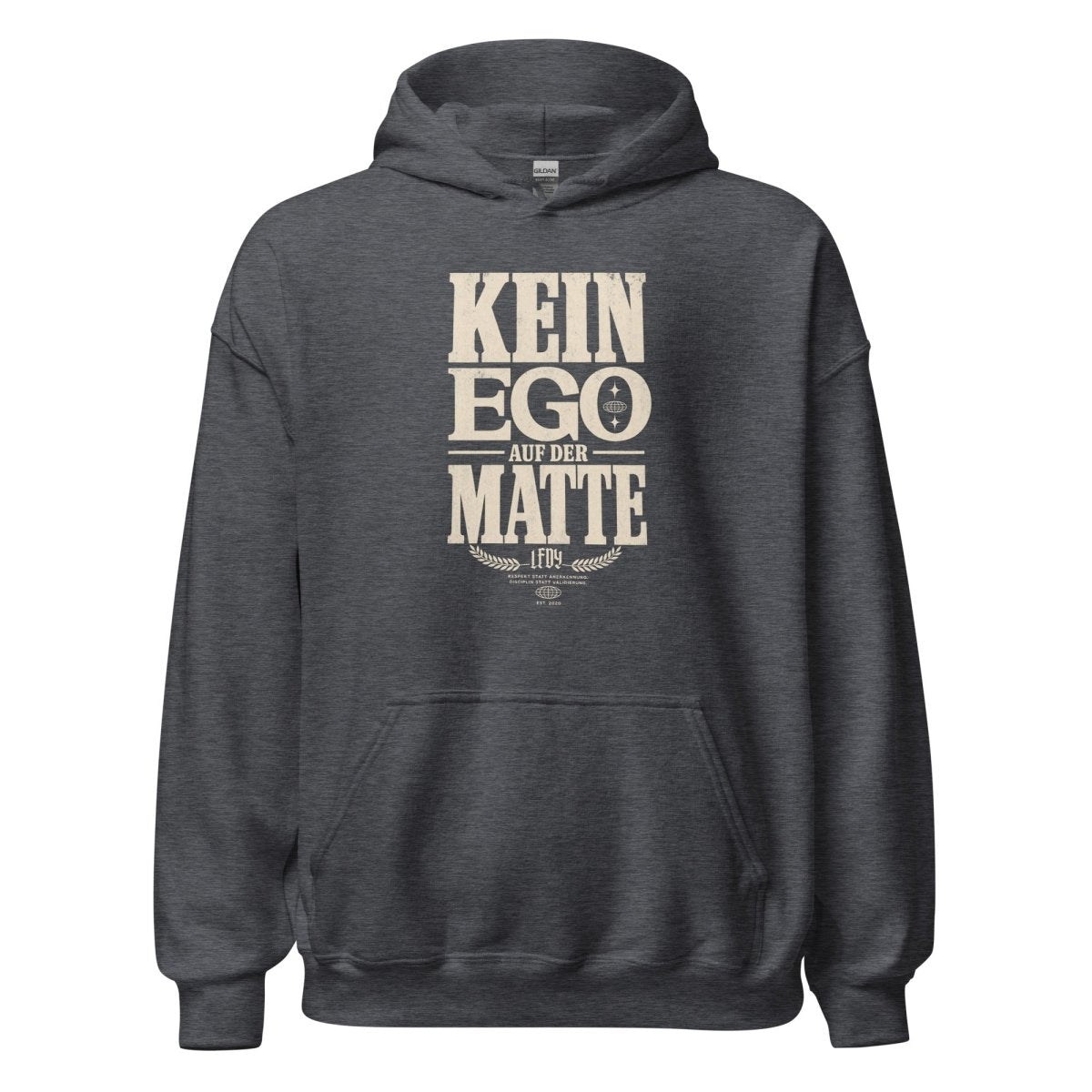 Hoodie "KEIN EGO AUF DER MATTE" – BJJ & Jiu-Jitsu S–5XL | Black Ursus - Streetwear - size_range | Black Ursus