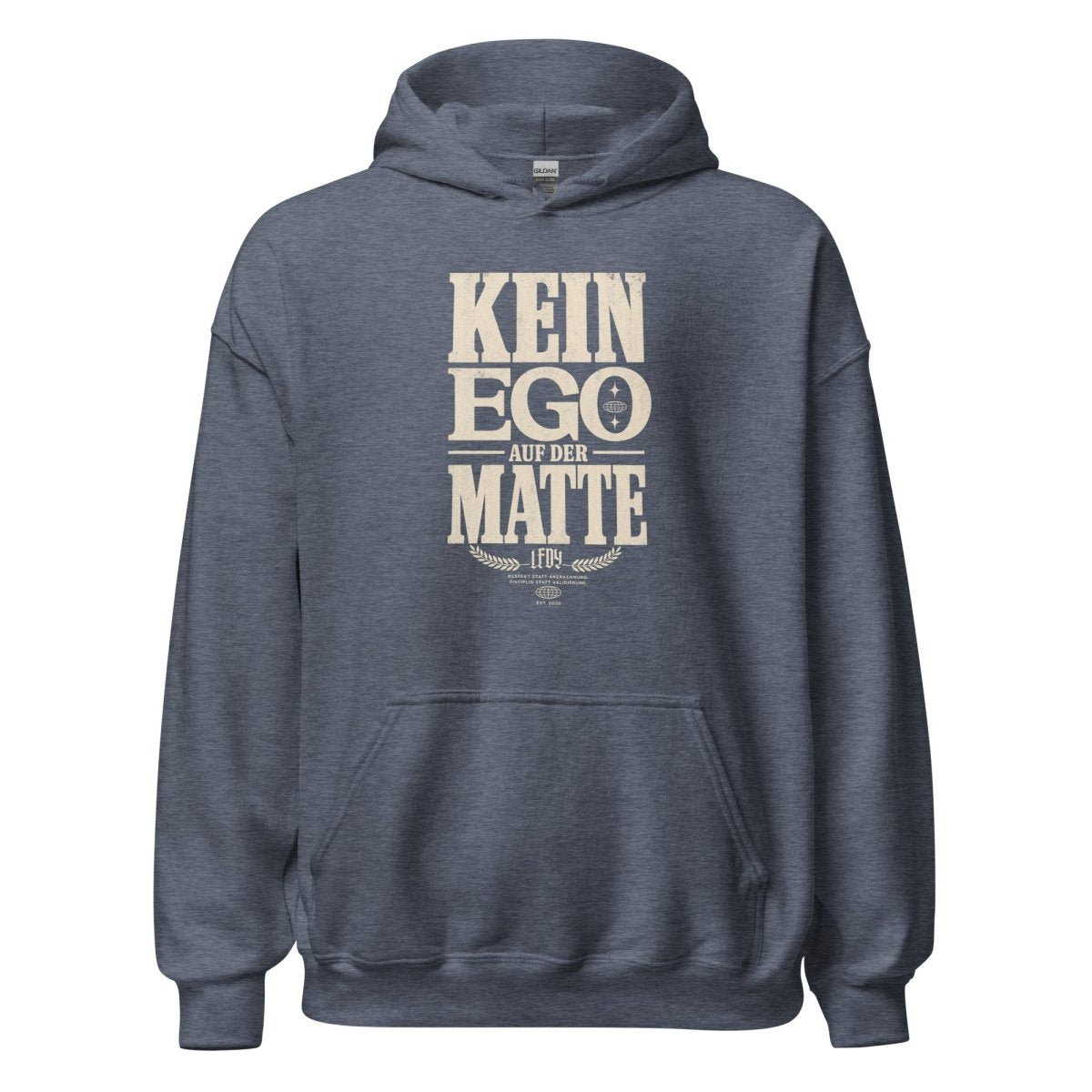 Hoodie "KEIN EGO AUF DER MATTE" – BJJ & Jiu-Jitsu S–5XL | Black Ursus - Streetwear - size_range | Black Ursus
