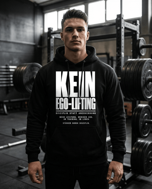 Hoodie "Kein Ego-Lifting" – Gym & Bodybuilding S–5XL | Black Ursus - Streetwear - size_range | Black Ursus