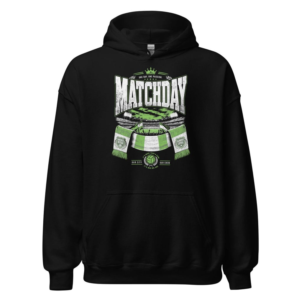 Hoodie "MATCHDAY" – Fußball & Fankurve S–5XL | Black Ursus - Streetwear - size_range | Black Ursus