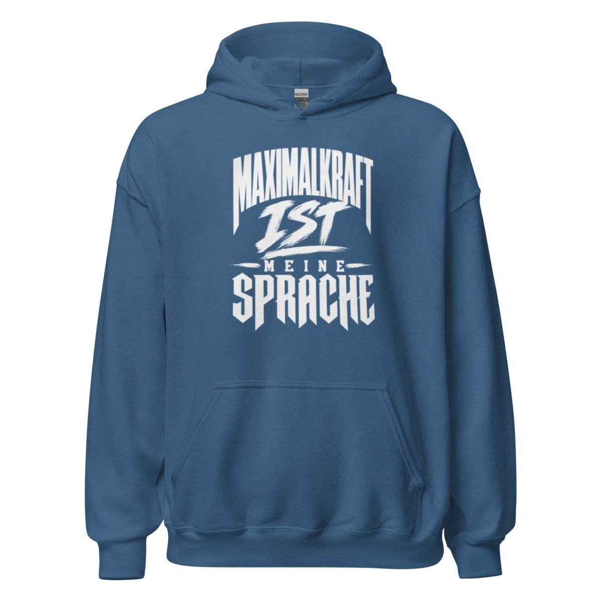 Hoodie "Maximalkraft Ist Meine Sprache" – Gym & Bodybuilding S–5XL | Black Ursus - Streetwear - size_range | Black Ursus