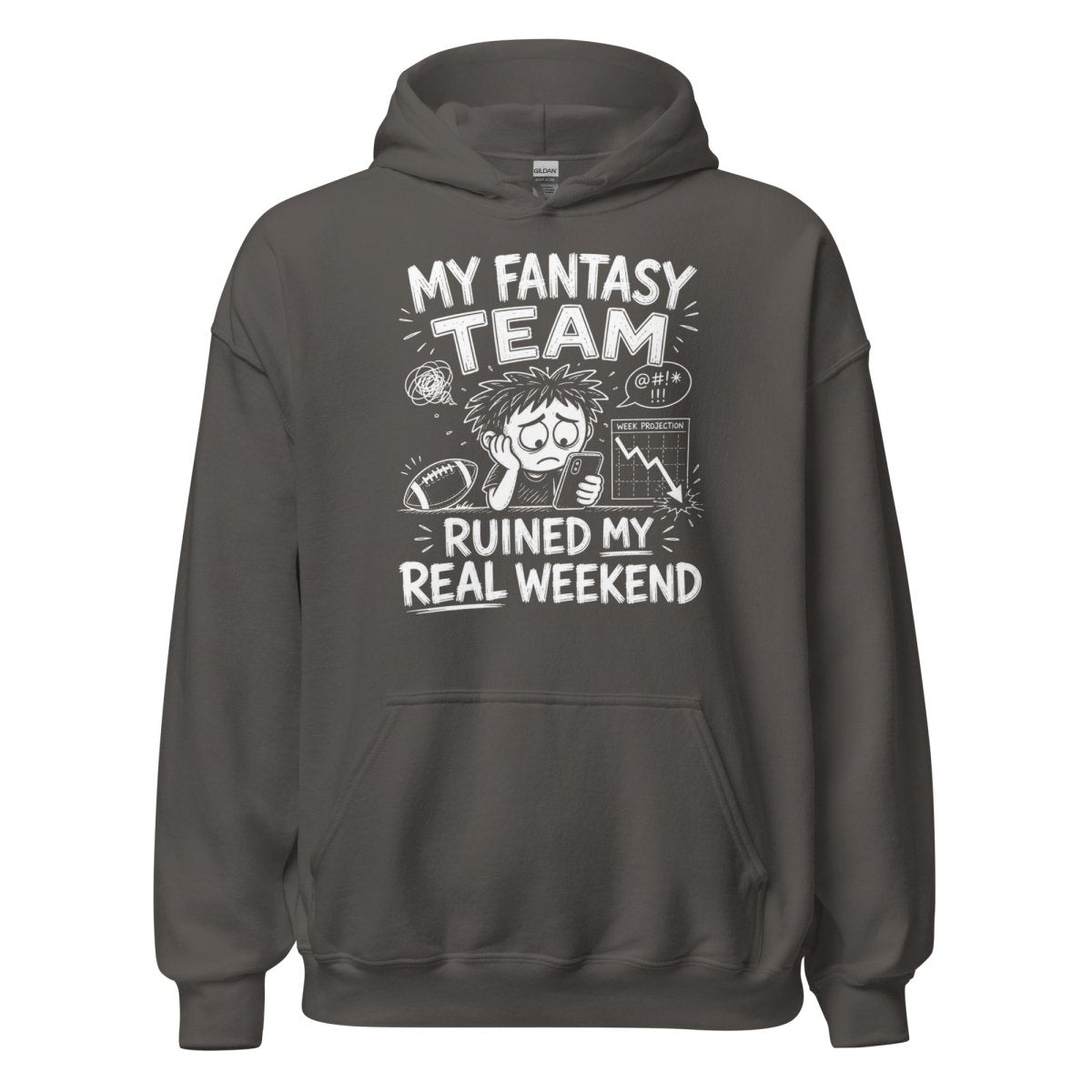 Hoodie "MY FANTASY" – Football Streetwear S–5XL | Black Ursus - Streetwear - size_range | Black Ursus
