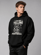 Hoodie "NOT YELLING" – Football Streetwear S–5XL | Black Ursus - Streetwear - size_range | Black Ursus