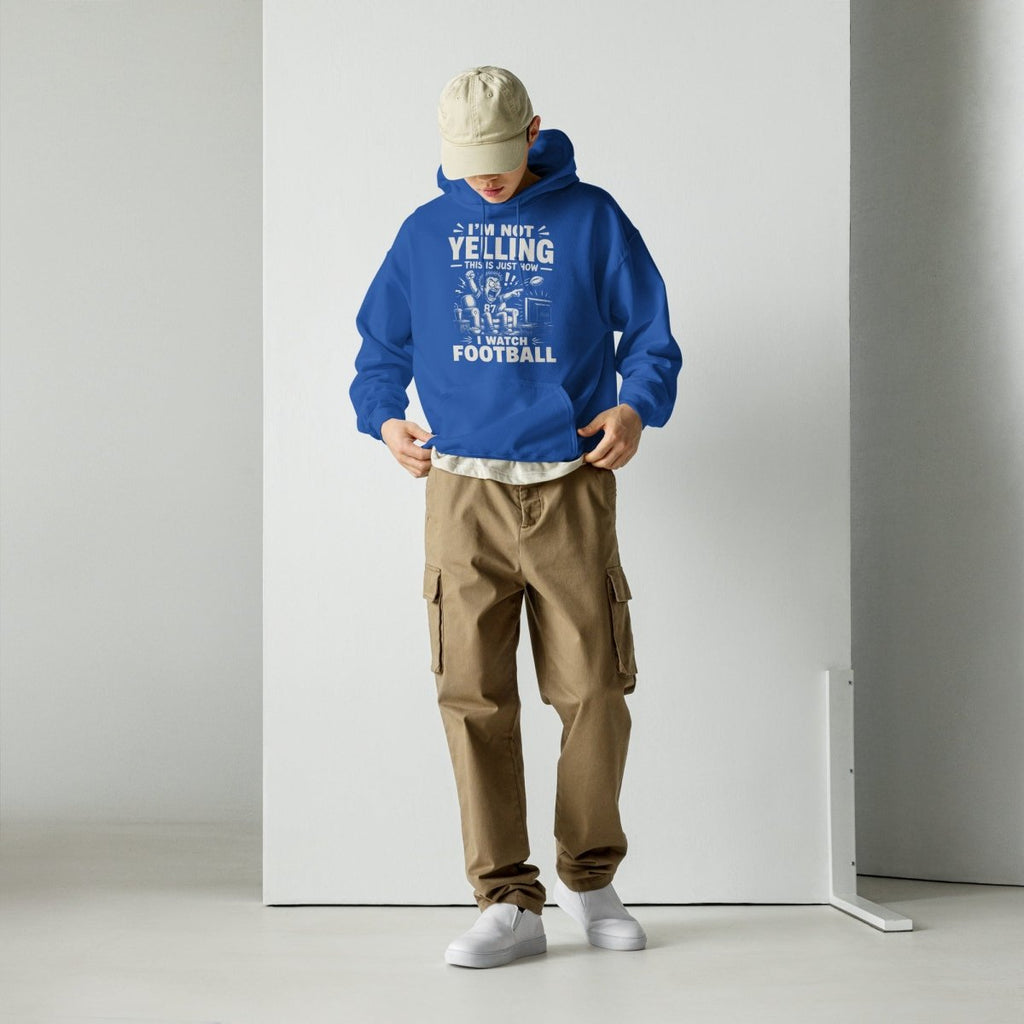 Hoodie "NOT YELLING" – Football Streetwear S–5XL | Black Ursus - Streetwear - size_range | Black Ursus