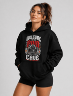 Hoodie "PAIN CAVE" – Gym & Bodybuilding S–5XL | Black Ursus - Streetwear - size_range | Black Ursus