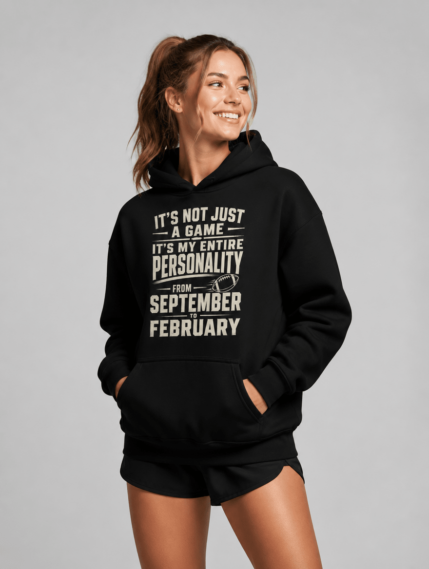Hoodie "PERSONALITY" – Football Streetwear S–5XL | Black Ursus - Streetwear - size_range | Black Ursus