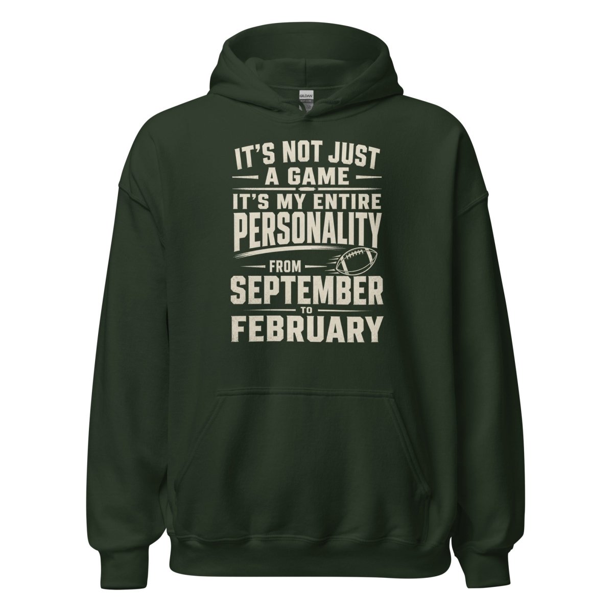 Hoodie "PERSONALITY" – Football Streetwear S–5XL | Black Ursus - Streetwear - size_range | Black Ursus