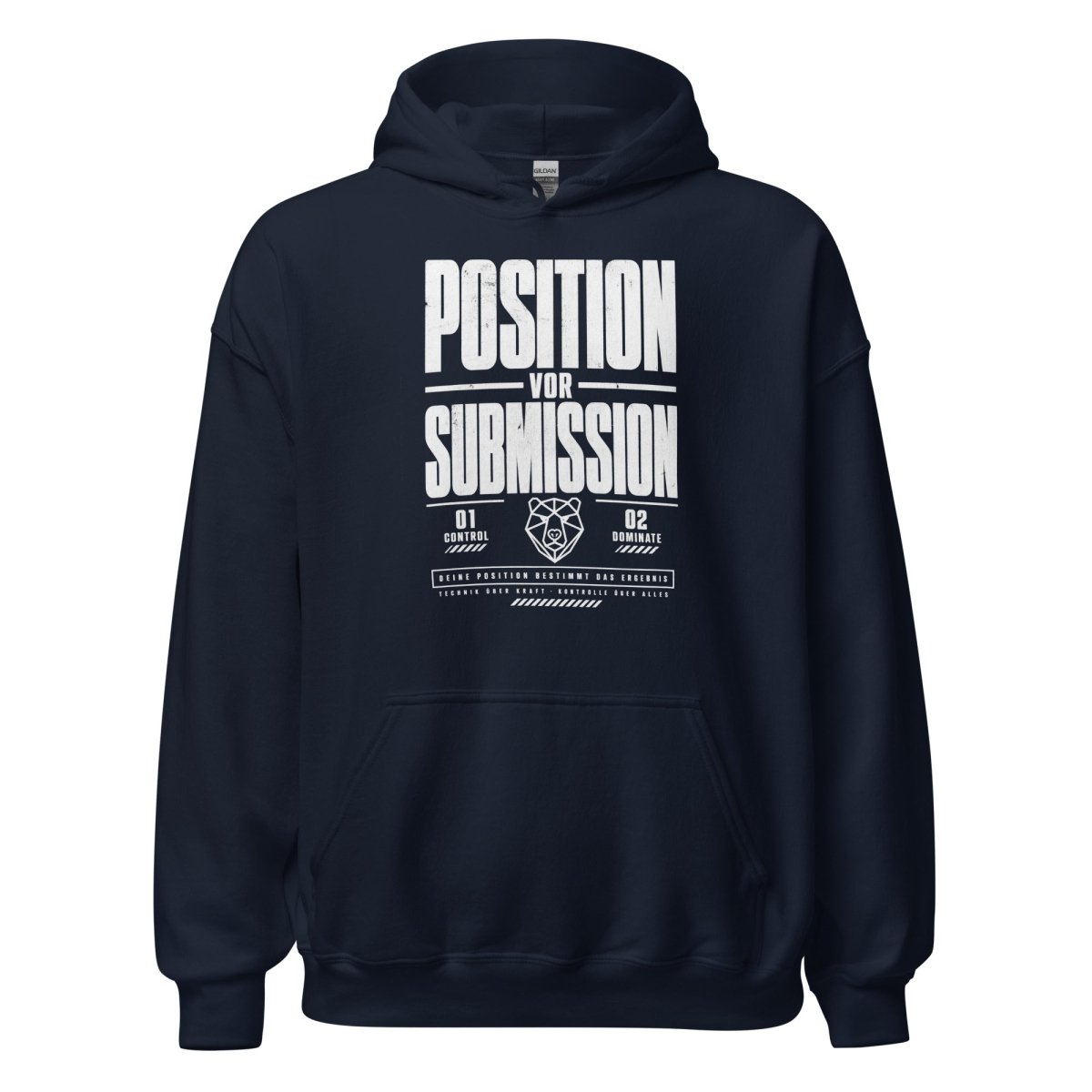 Hoodie "Position vor Submission" – BJJ & Jiu-Jitsu S–5XL | Black Ursus - Streetwear - size_range | Black Ursus