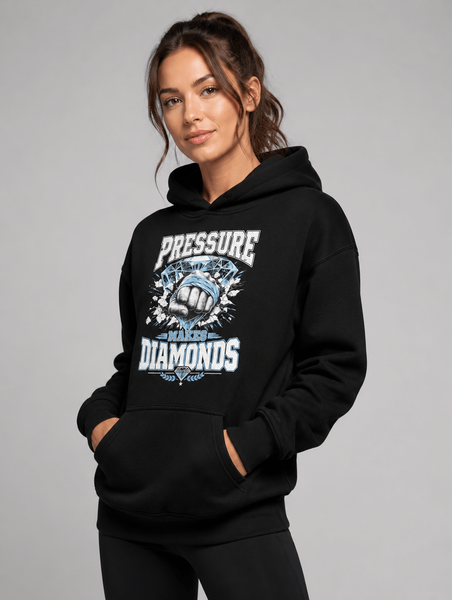Hoodie "PRESSURE" – Gym & Bodybuilding S–5XL | Black Ursus - Streetwear - size_range | Black Ursus