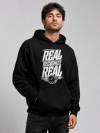 Hoodie "Real Recognize" – Urban Streetwear S–5XL | Black Ursus - Streetwear - size_range | Black Ursus