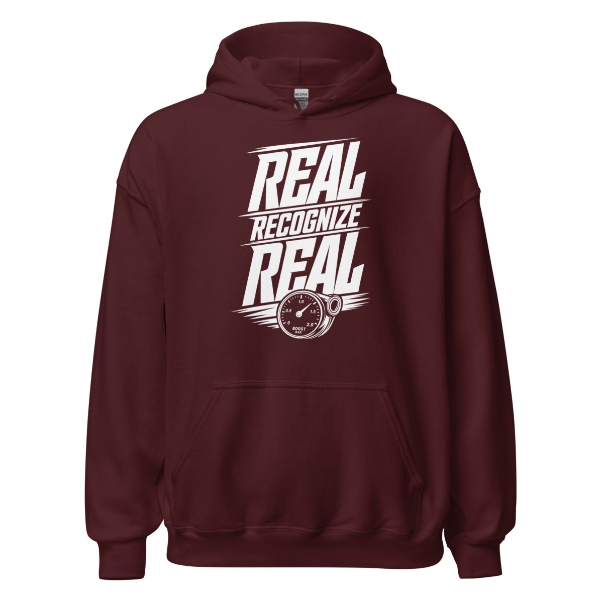 Hoodie "Real Recognize" – Urban Streetwear S–5XL | Black Ursus - Streetwear - size_range | Black Ursus