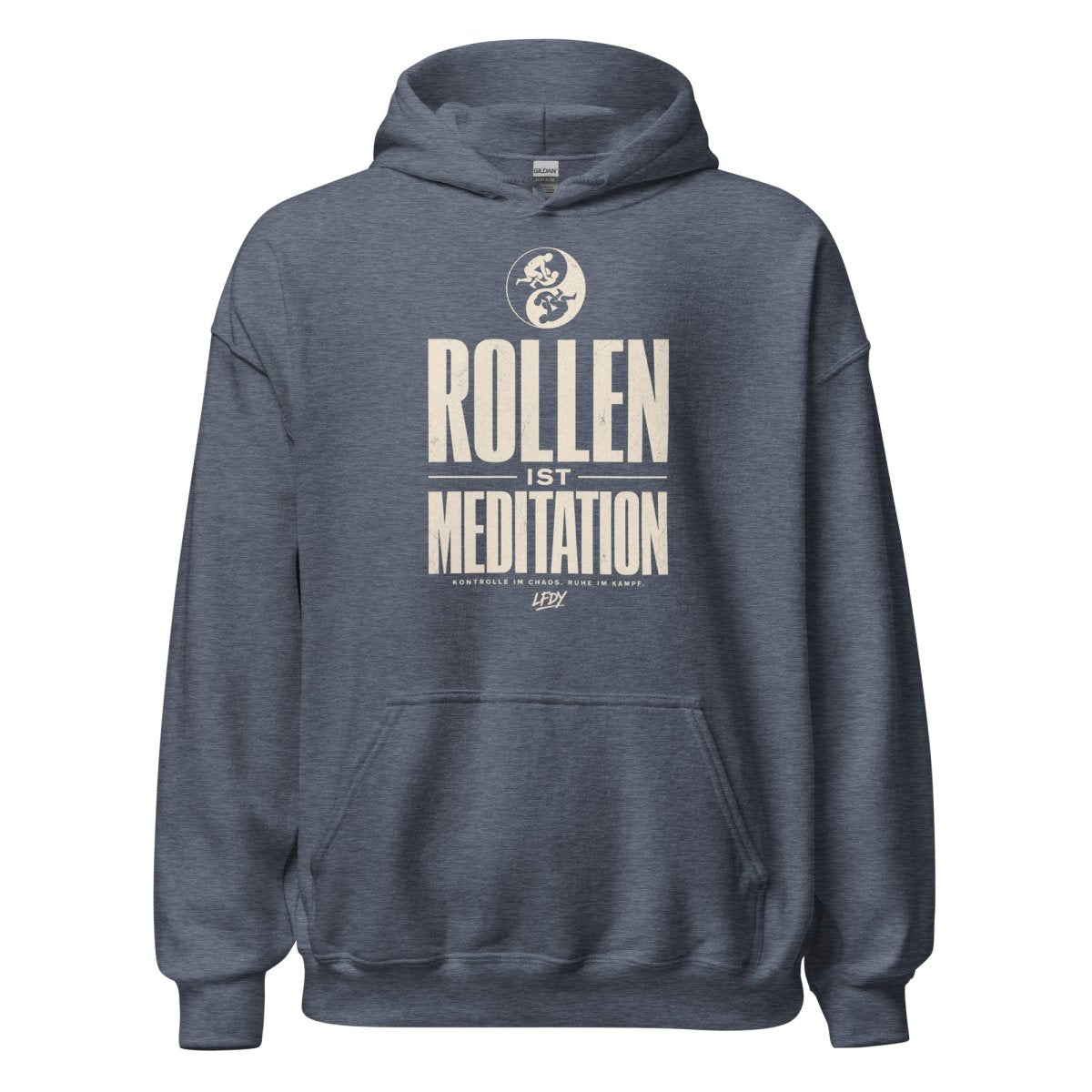 Hoodie "ROLLEN IST MEDITATION" – BJJ & Jiu-Jitsu S–5XL | Black Ursus - Streetwear - size_range | Black Ursus