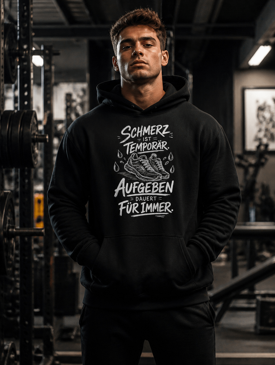 Hoodie "Schmerz" – Gym & Bodybuilding S–5XL | Black Ursus - Streetwear - size_range | Black Ursus