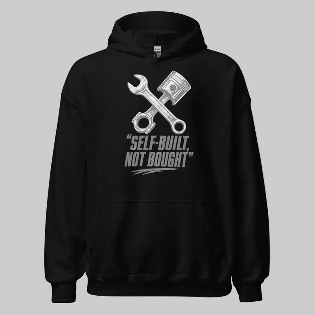 Hoodie "Self Built" – Gym & Bodybuilding S–5XL | Black Ursus - Streetwear - size_range | Black Ursus