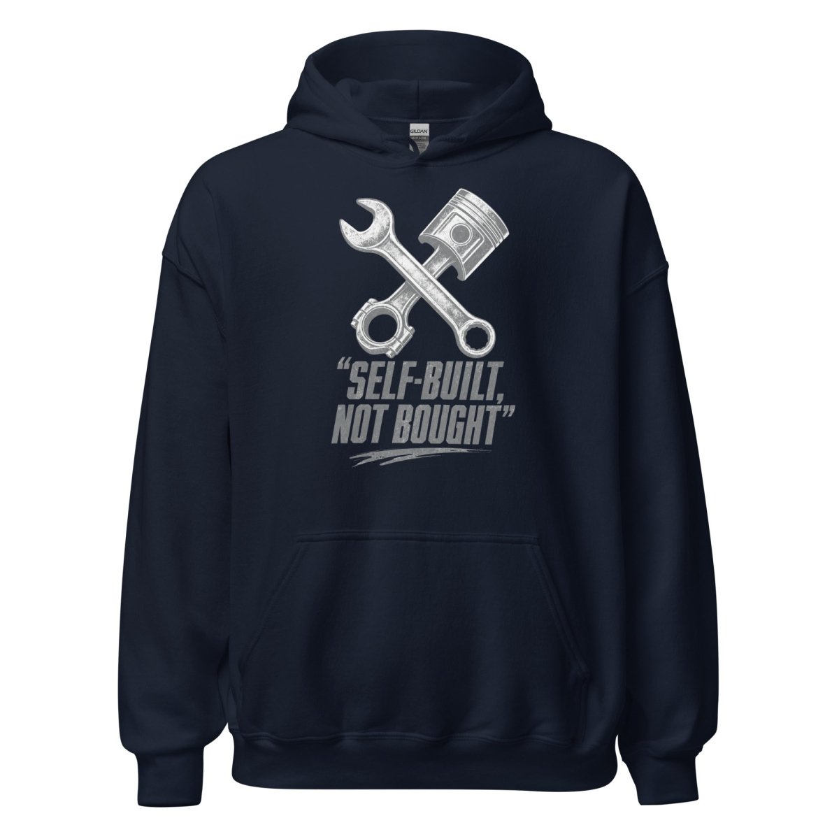 Hoodie "Self Built" – Gym & Bodybuilding S–5XL | Black Ursus - Streetwear - size_range | Black Ursus