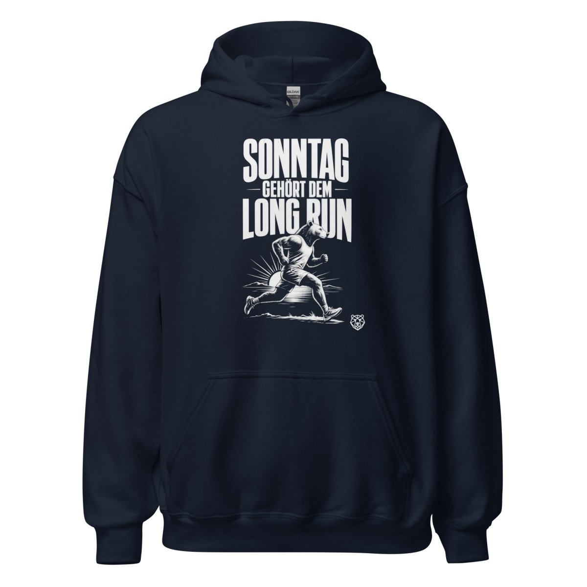 Hoodie "Sonntag Gehört Dem Long Run" – Running & Laufen S–5XL | Black Ursus - Streetwear - S–5XL | Black Ursus