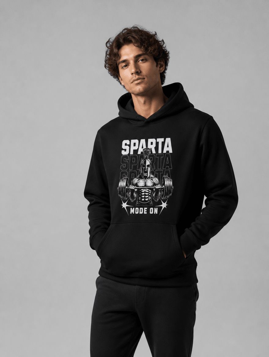 Hoodie "Sparta Mode On" – Fußball & Fankurve S–5XL | Black Ursus - Streetwear - size_range | Black Ursus