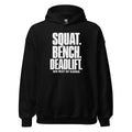 Hoodie "Squat. Bench. Deadlift." – Gym & Bodybuilding S–5XL | Black Ursus - Streetwear - size_range | Black Ursus