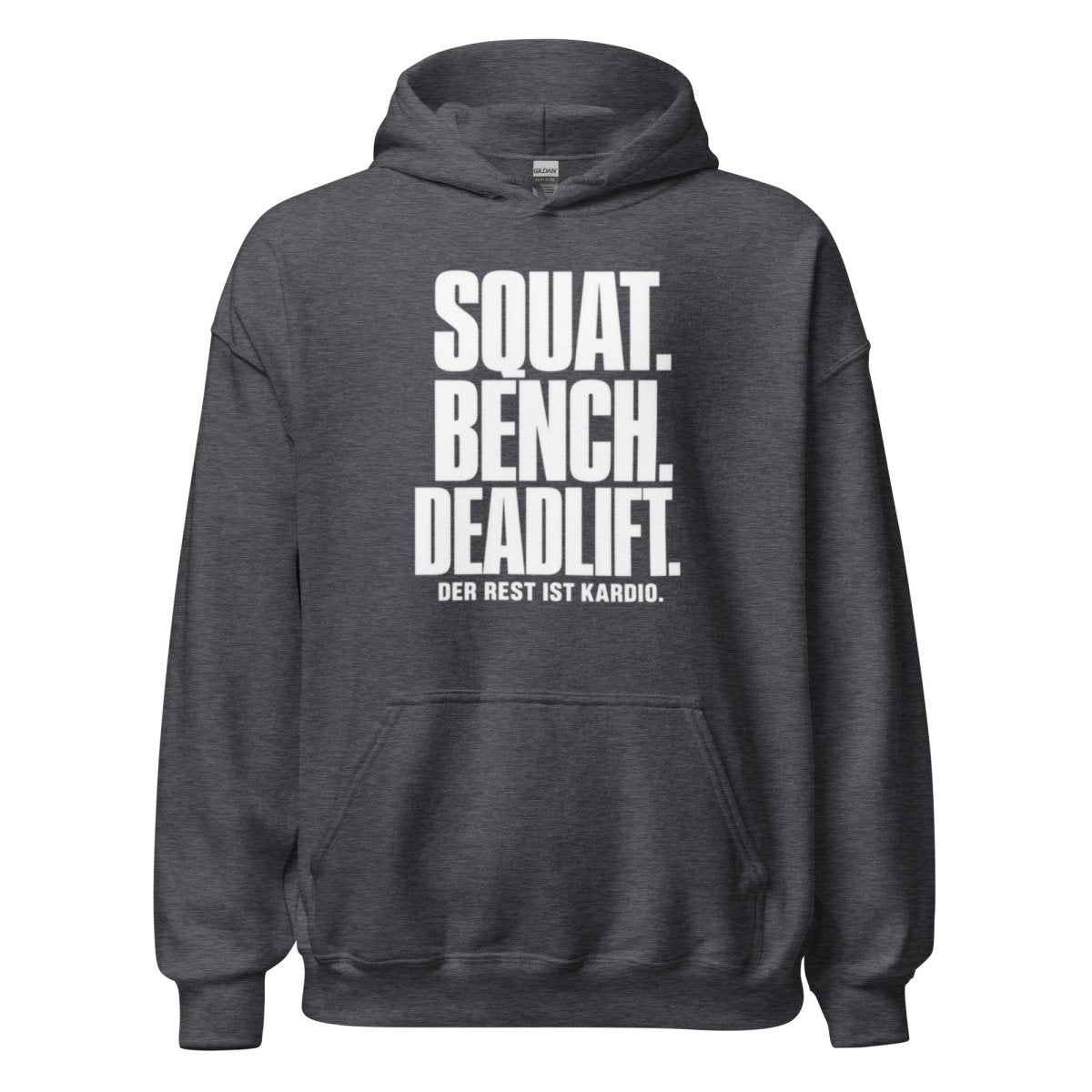 Hoodie "Squat. Bench. Deadlift." – Gym & Bodybuilding S–5XL | Black Ursus - Streetwear - size_range | Black Ursus