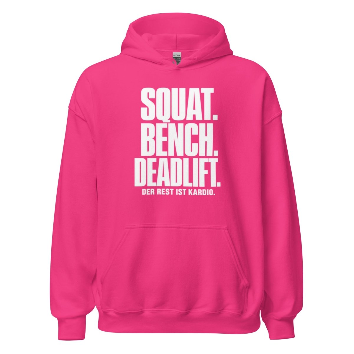 Hoodie "Squat. Bench. Deadlift." – Gym & Bodybuilding S–5XL | Black Ursus - Streetwear - size_range | Black Ursus