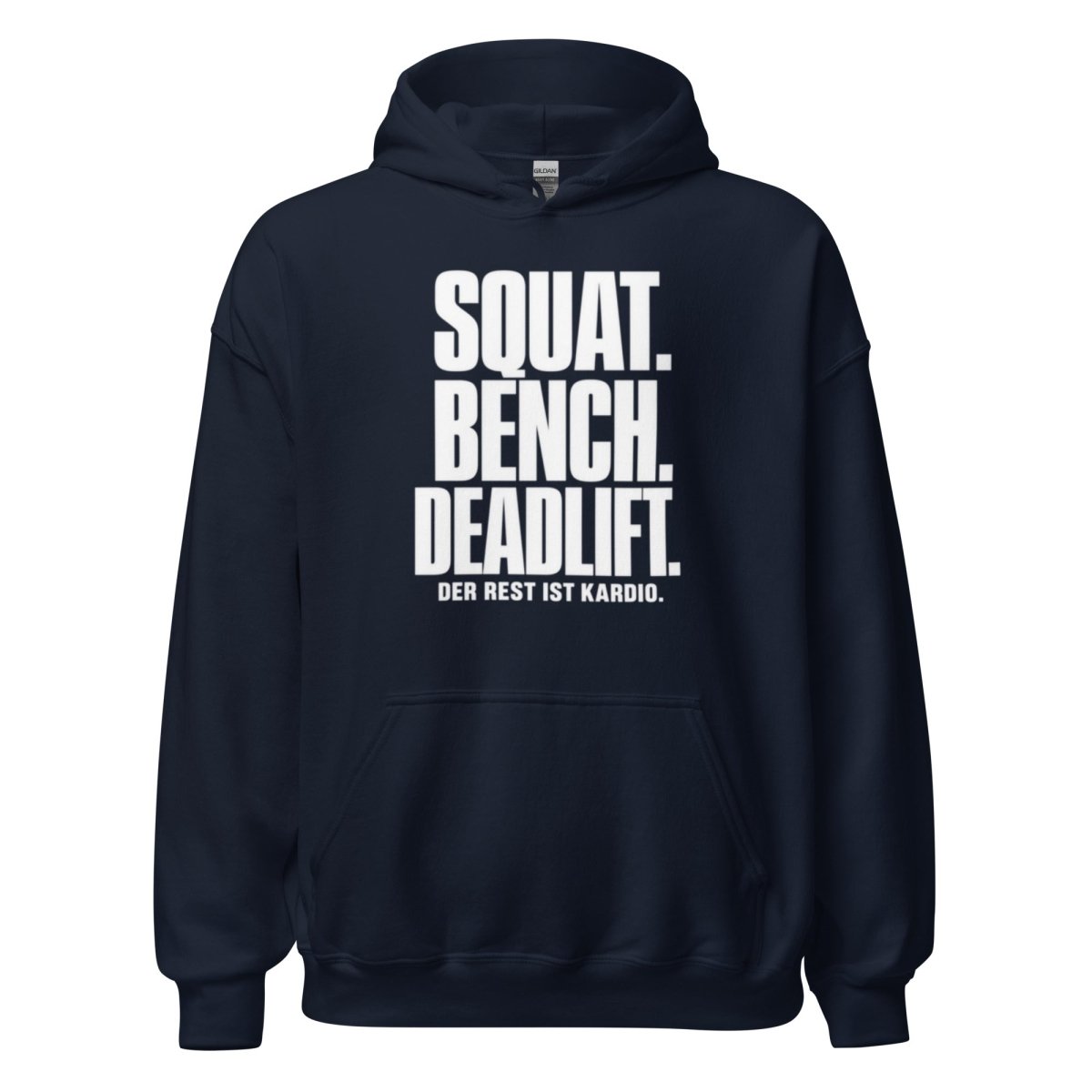 Hoodie "Squat. Bench. Deadlift." – Gym & Bodybuilding S–5XL | Black Ursus - Streetwear - size_range | Black Ursus