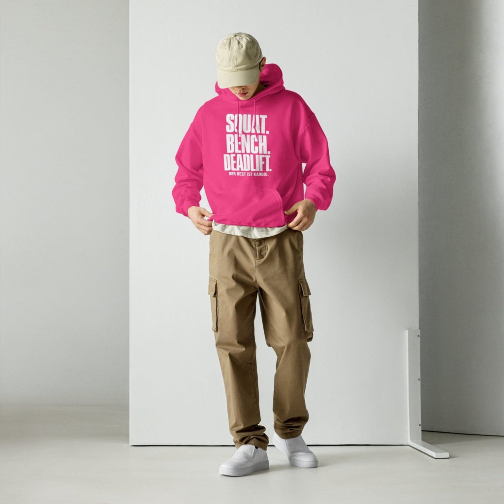 Hoodie "Squat. Bench. Deadlift." – Gym & Bodybuilding S–5XL | Black Ursus - Streetwear - size_range | Black Ursus