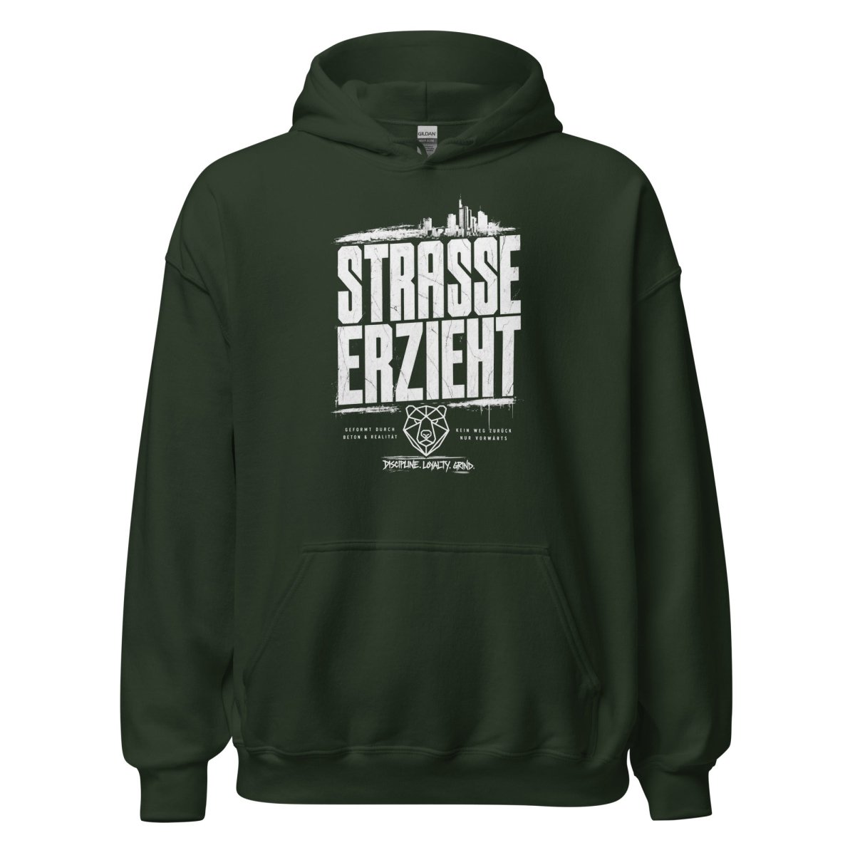 Hoodie "Straße erzieht" – Urban Streetwear S–5XL | Black Ursus - Streetwear - S–5XL | Black Ursus