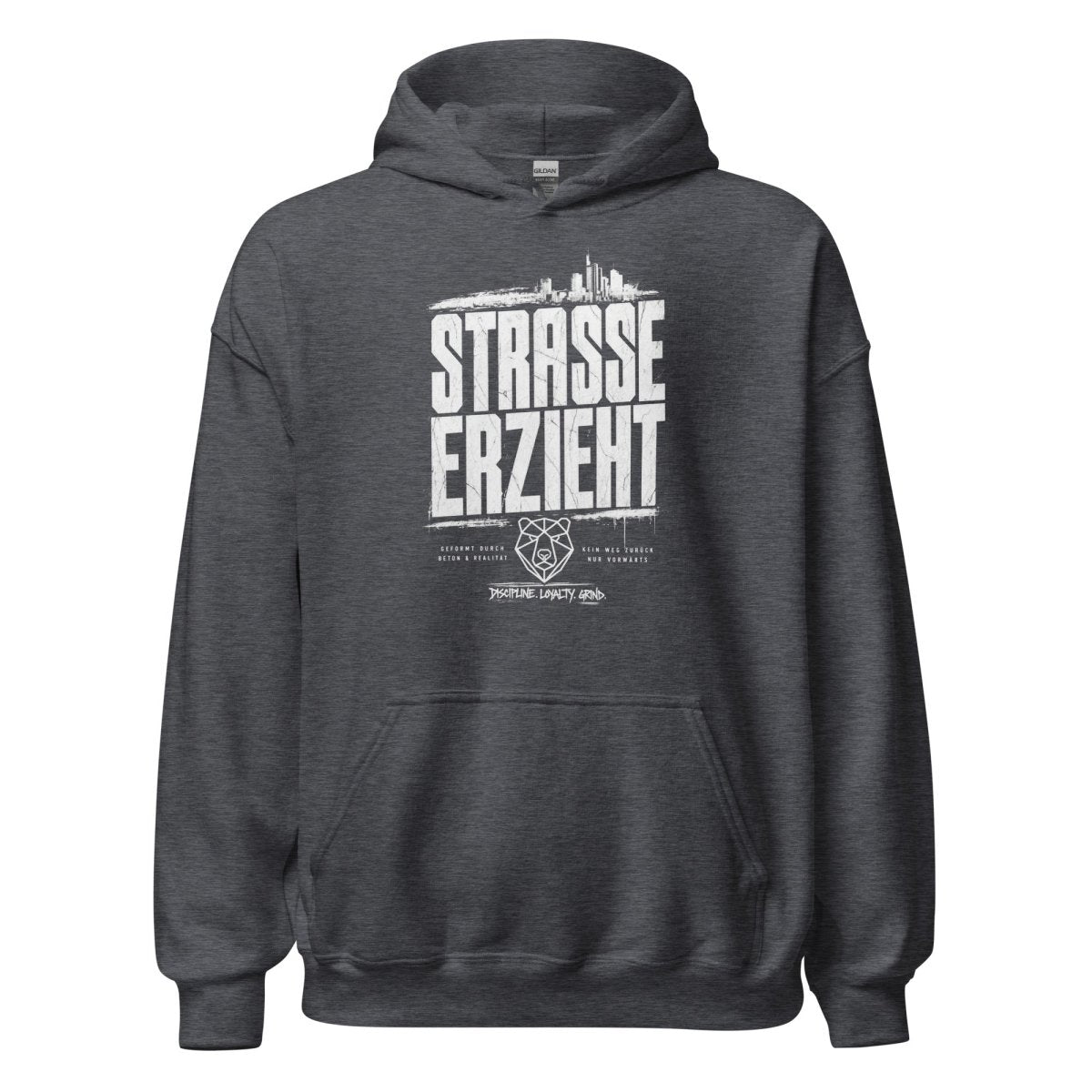 Hoodie "Straße erzieht" – Urban Streetwear S–5XL | Black Ursus - Streetwear - S–5XL | Black Ursus