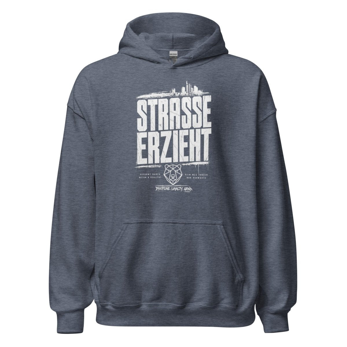 Hoodie "Straße erzieht" – Urban Streetwear S–5XL | Black Ursus - Streetwear - S–5XL | Black Ursus