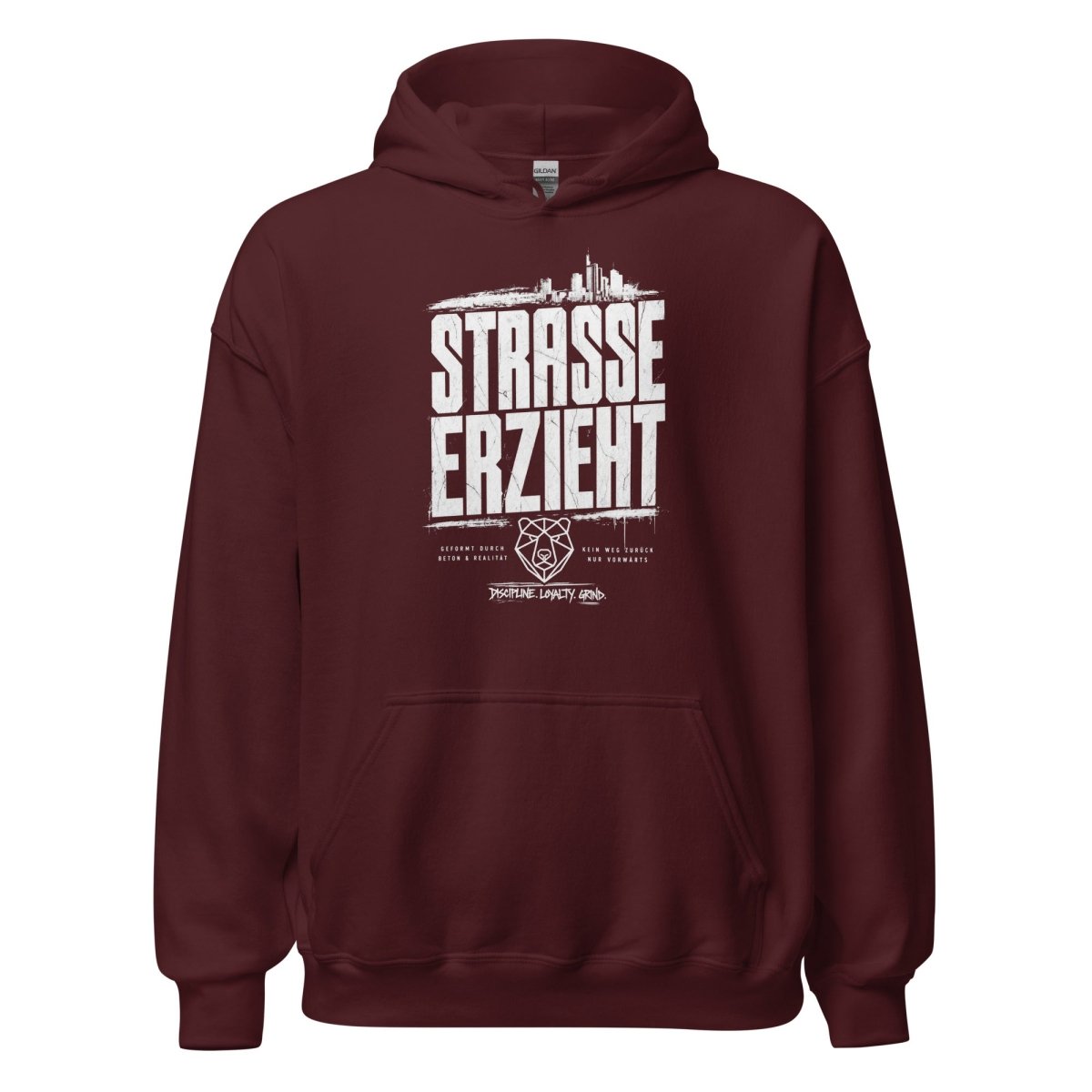 Hoodie "Straße erzieht" – Urban Streetwear S–5XL | Black Ursus - Streetwear - S–5XL | Black Ursus