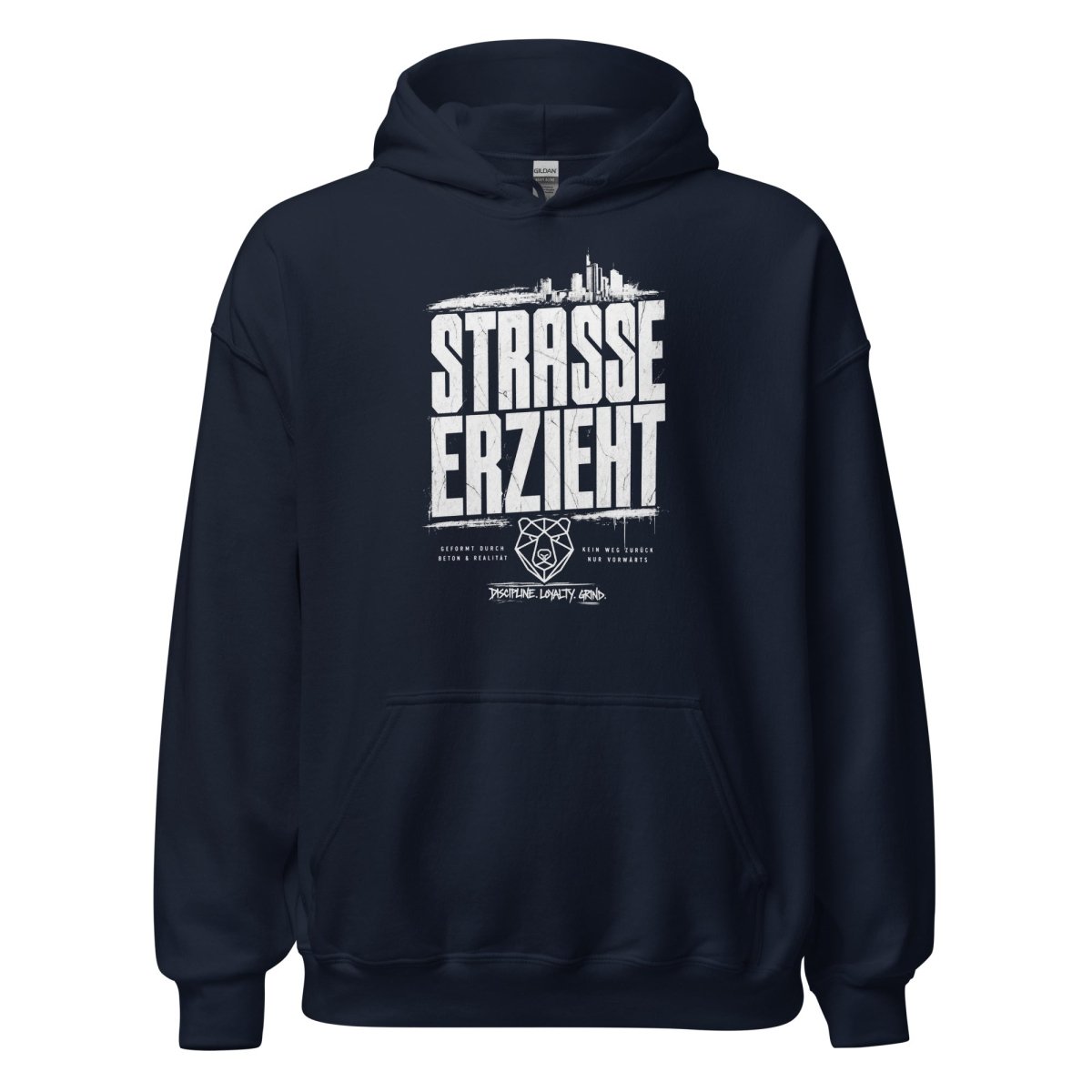 Hoodie "Straße erzieht" – Urban Streetwear S–5XL | Black Ursus - Streetwear - S–5XL | Black Ursus