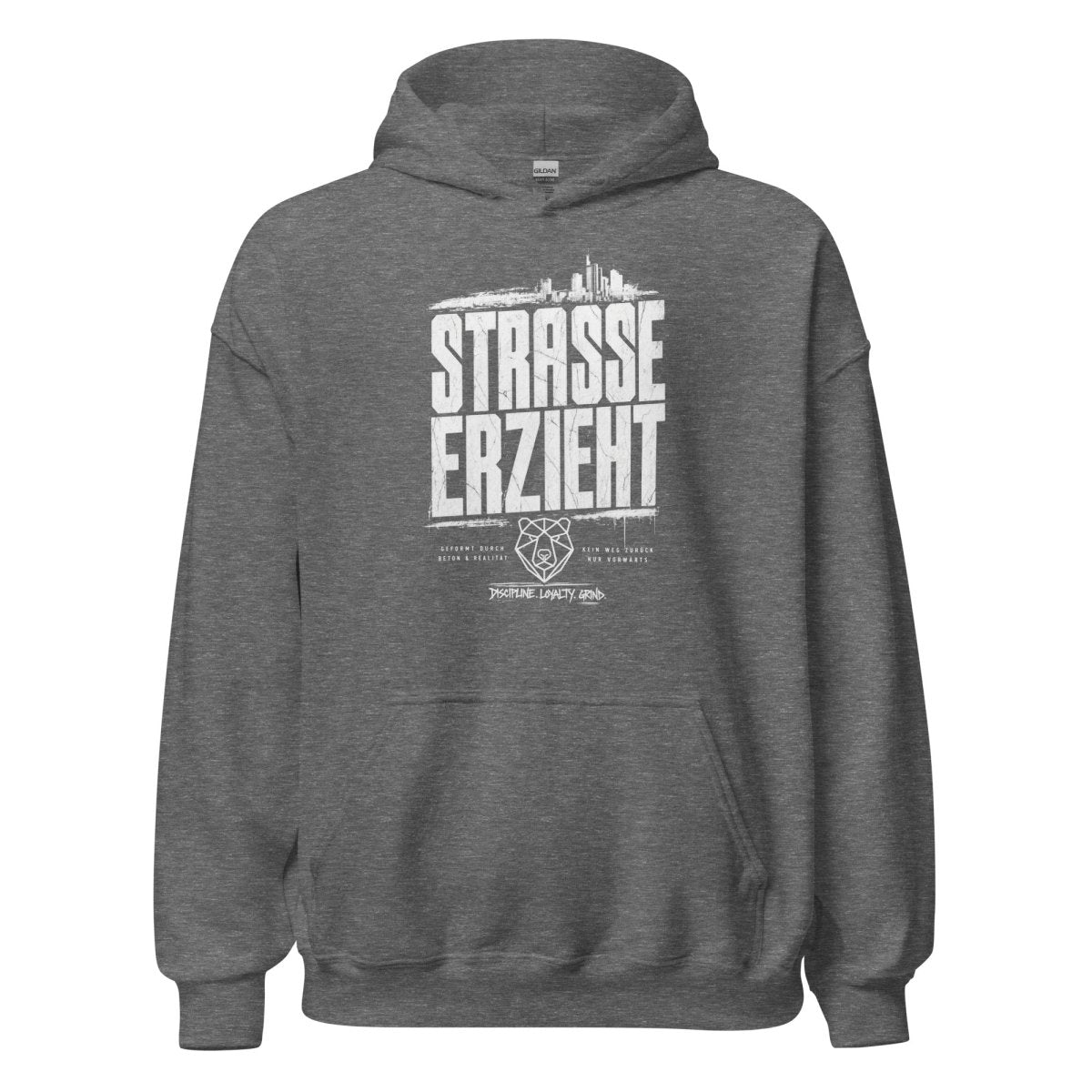Hoodie "Straße erzieht" – Urban Streetwear S–5XL | Black Ursus - Streetwear - S–5XL | Black Ursus