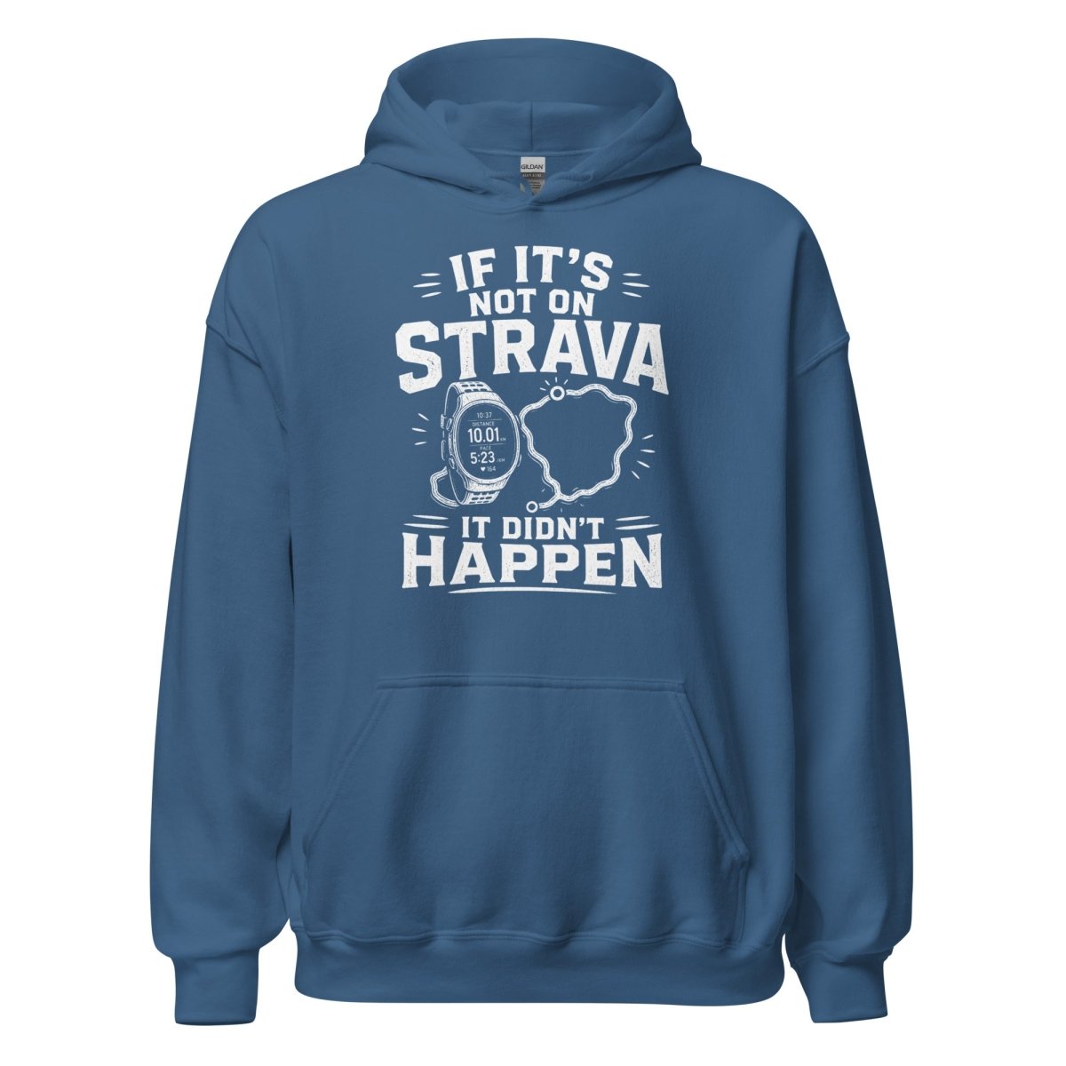 Hoodie "STRAVA" – Running & Laufen S–5XL | Black Ursus - Streetwear - size_range | Black Ursus