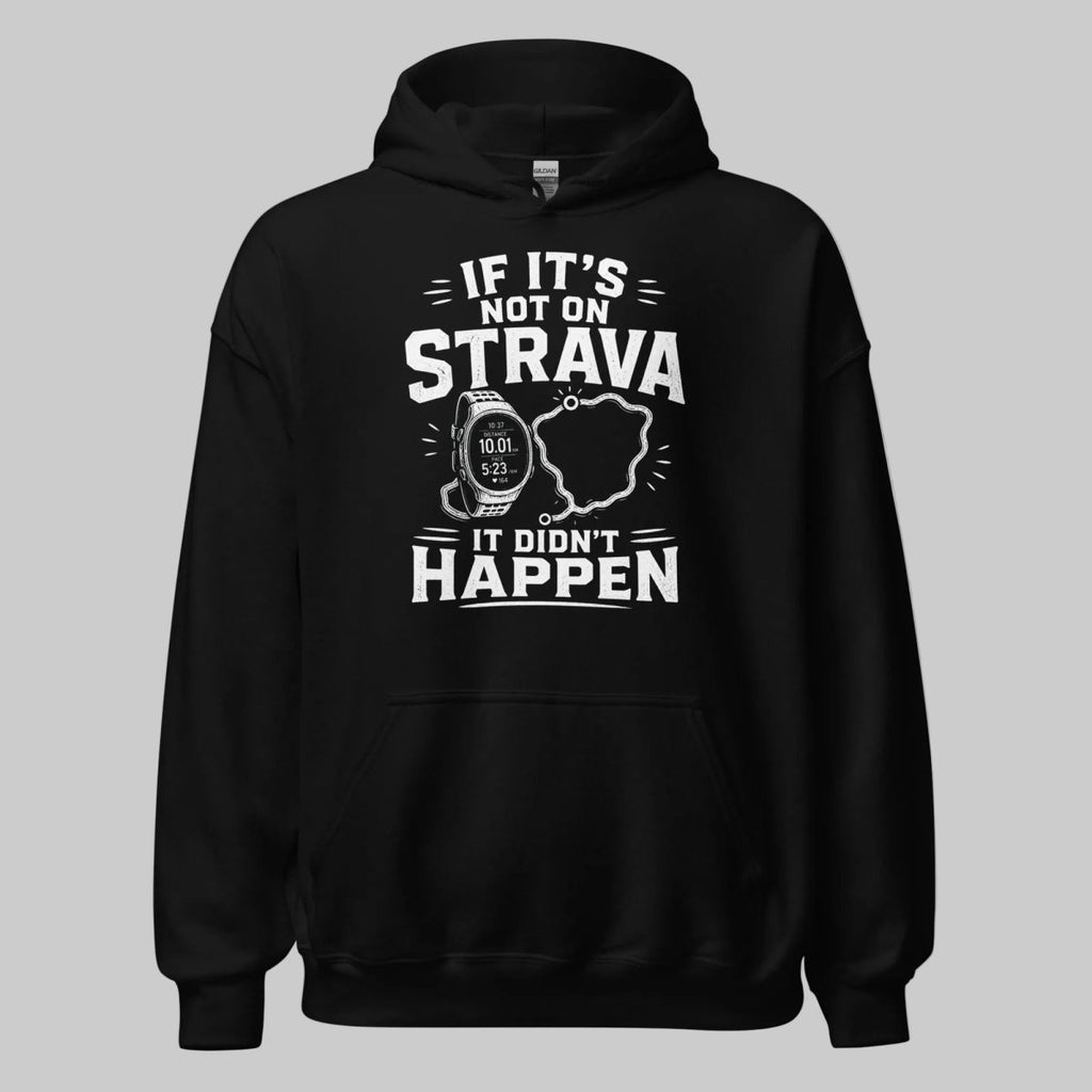 Hoodie "STRAVA" – Running & Laufen S–5XL | Black Ursus - Streetwear - size_range | Black Ursus