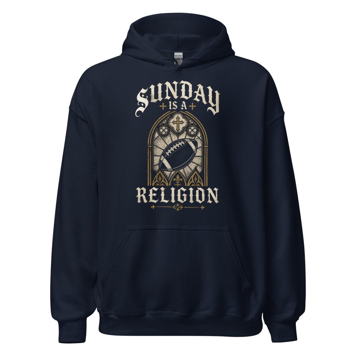 Hoodie "SUNDAY" – Football Streetwear S–5XL | Black Ursus - Streetwear - size_range | Black Ursus