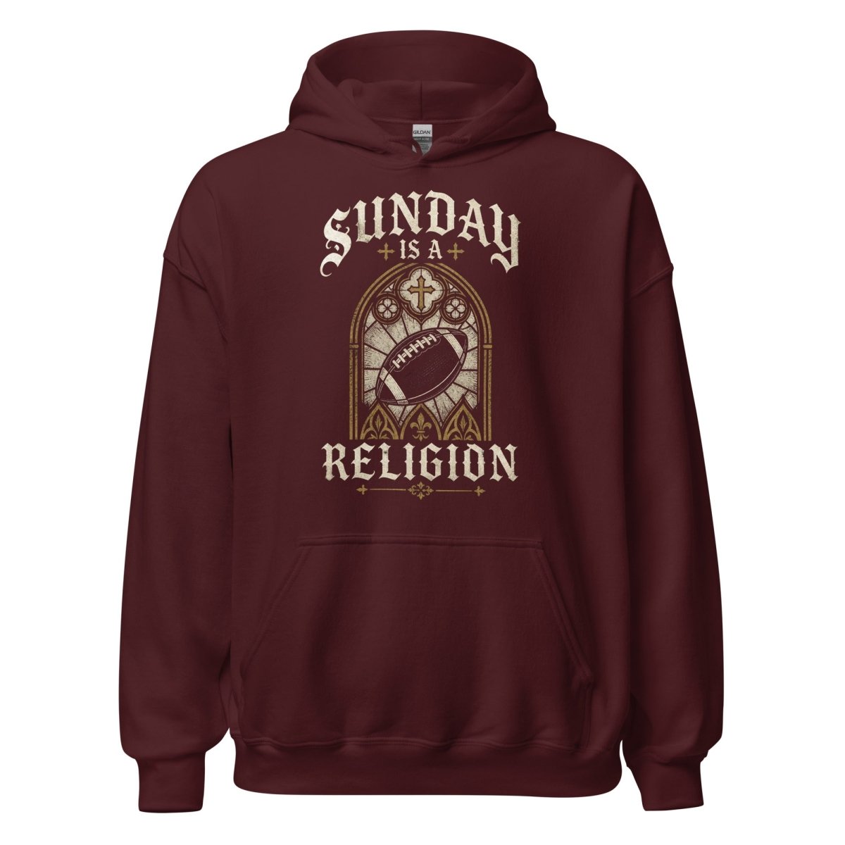 Hoodie "SUNDAY" – Football Streetwear S–5XL | Black Ursus - Streetwear - size_range | Black Ursus