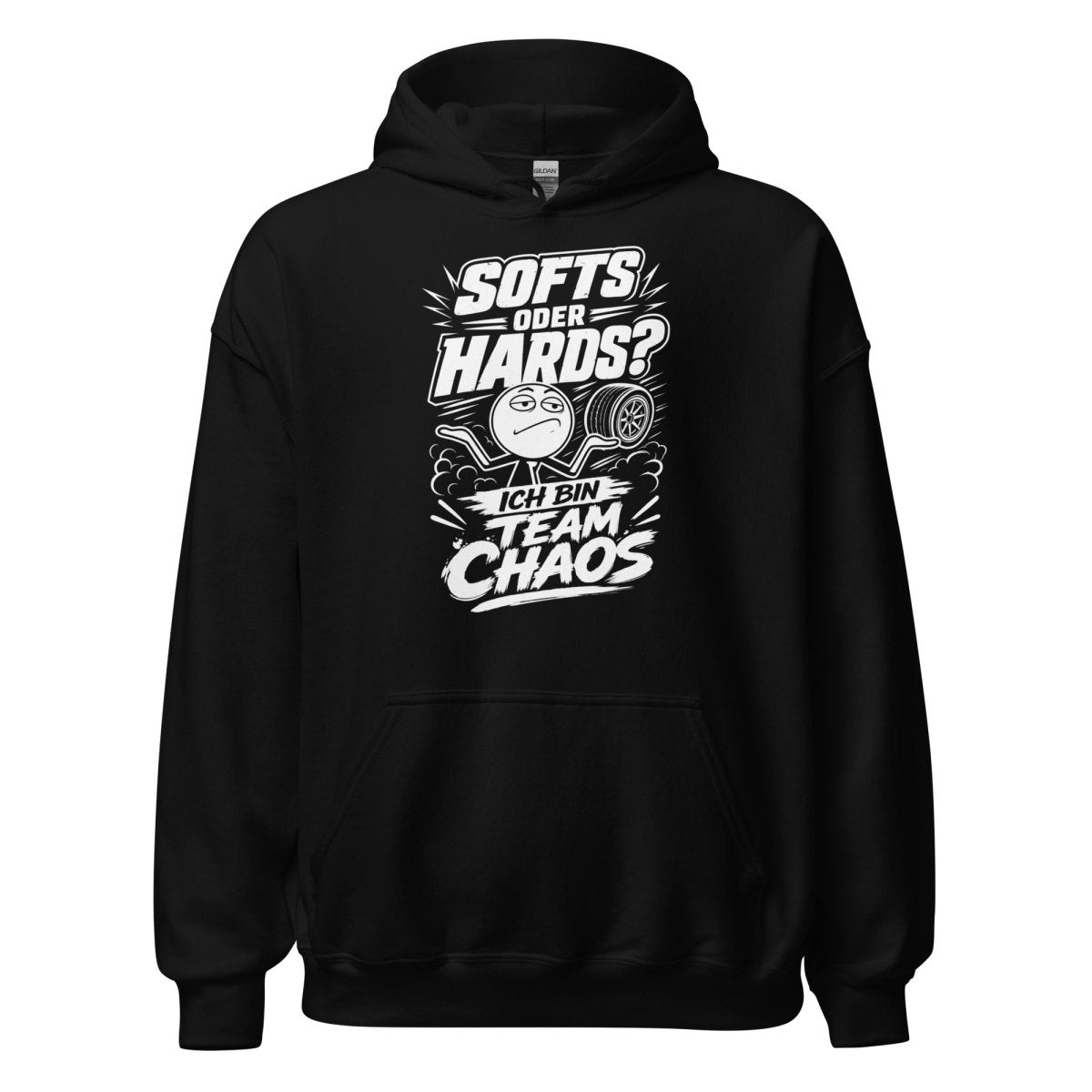 Hoodie Team Chaos Flatlay