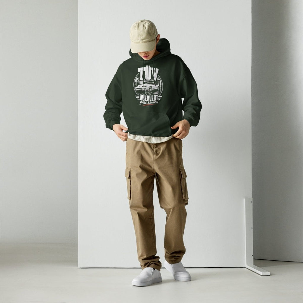 Hoodie "TÜV Überlebt" – JDM & Japan Streetwear S–5XL | Black Ursus - Streetwear - size_range | Black Ursus