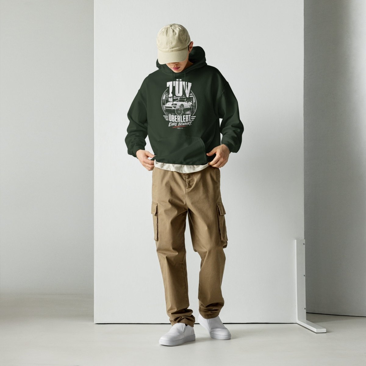 Hoodie "TÜV Überlebt" – JDM & Japan Streetwear S–5XL | Black Ursus - Streetwear - size_range | Black Ursus