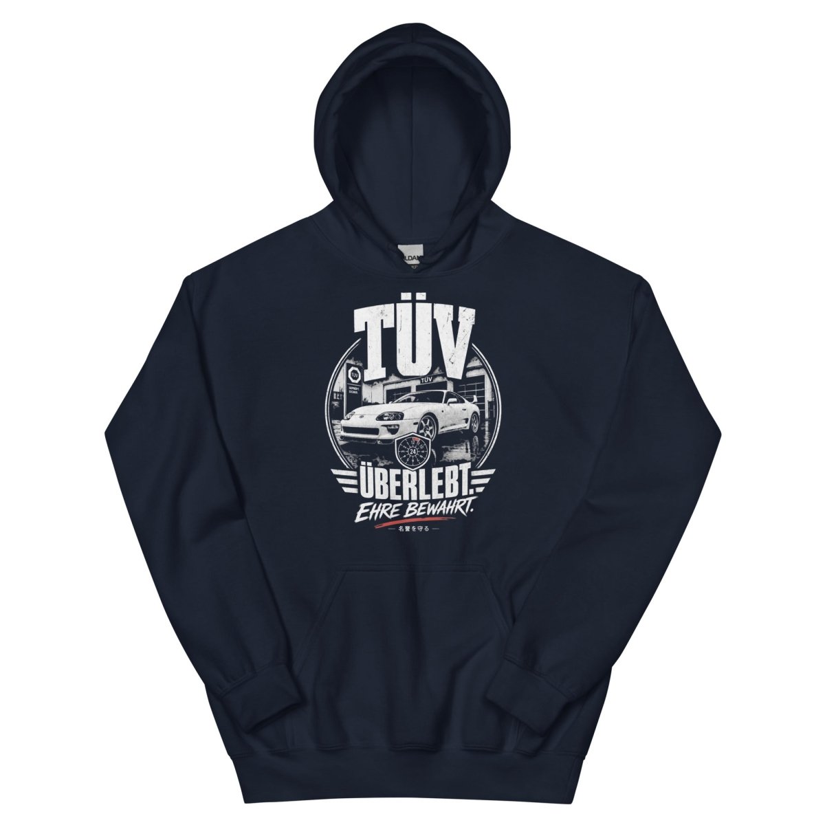 Hoodie "TÜV Überlebt" – JDM & Japan Streetwear S–5XL | Black Ursus - Streetwear - size_range | Black Ursus