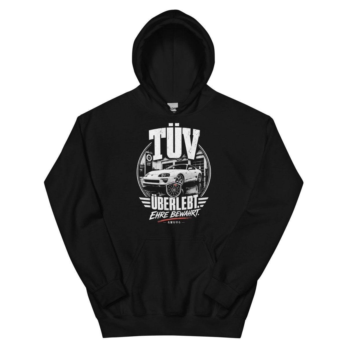 Hoodie "TÜV Überlebt" – JDM & Japan Streetwear S–5XL | Black Ursus - Streetwear - size_range | Black Ursus