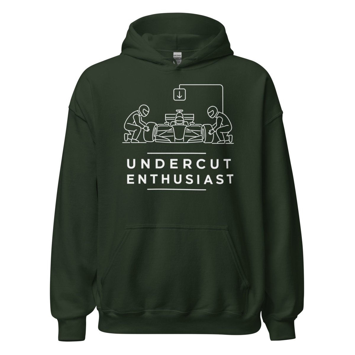 Hoodie Undercut Detailbild